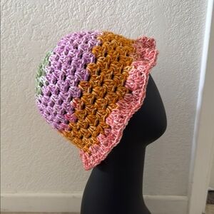 Multicolor Crochet Bucket Hat
